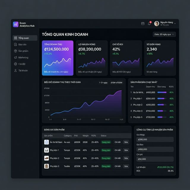 TikTok Price Pro Dashboard — Smart pricing calculator with fee breakdown and profit analysis